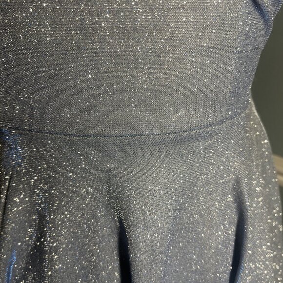 Homecoming | Windsor Light Blue Glitter Fit & Flare Dress XS | NWT - Picture 7 of 8